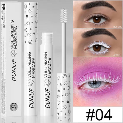 White Curly Mascara